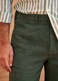 Pantalon Shane Lin - Vert Foncé — view 2
