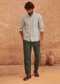 Pantalon Shane Lin - Vert Foncé — view 5