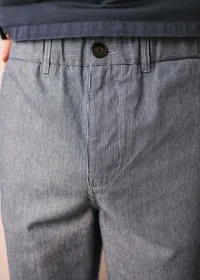 Pantalon Shane - Rayures Écru / Bleu Ciel — view 2