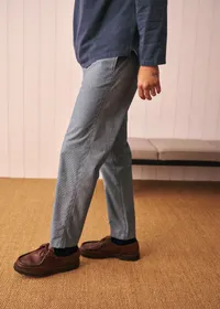 Pantalon Shane - Rayures Écru / Bleu Ciel — view 5