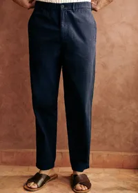 Pantalon Shane - Seersucker Marine — view 5
