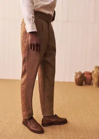 Pantalon Terence - Camel Chiné — view 5