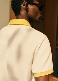 Polo Ari - Ecru / Jaune — view 2