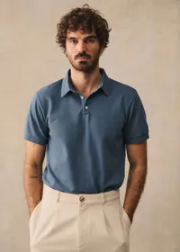 Polo Cross - Bleu — view 3