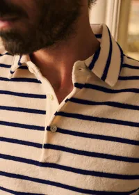 Polo Jude - Marine / Écru — view 2