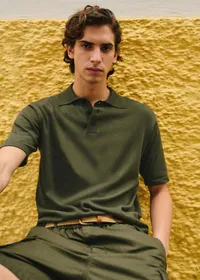 Polo Maille Andrea - Kaki — view 3