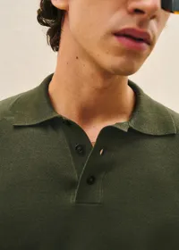 Polo Maille Andrea - Kaki — view 4