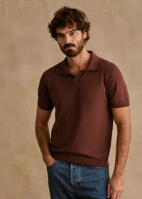 Polo Maille Ezio - Rouille Chiné — view 2