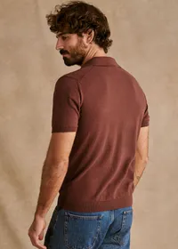 Polo Maille Ezio - Rouille Chiné — view 3