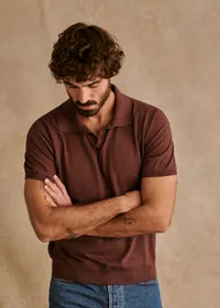 Polo Maille Ezio - Rouille Chiné — view 4
