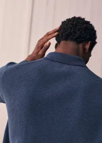 Polo Maille Gael - Marine — view 4