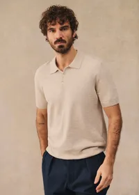 Polo Maille Joan - Écru — view 3
