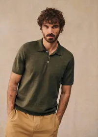 Polo Maille Joan - Kaki — view 2
