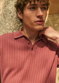 Polo Maille Pablo - Vieux Rose — view 5