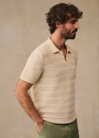 Polo Maille Pietro - Écru — view 4