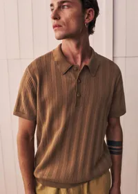 Polo Maille Rio - Camel — view 5
