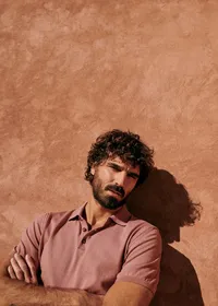 Polo Maille Riviera - Vieux Rose — view 2