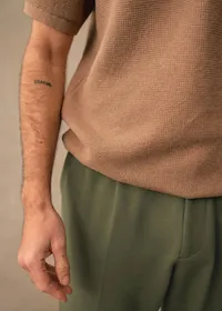 Polo Maille Sawyer - Beige Chiné — view 4