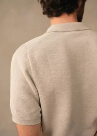 Polo Maille Sawyer - Gris Chiné — view 3