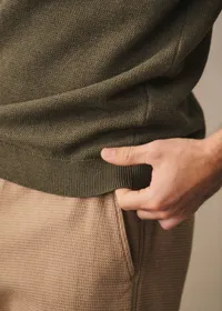 Polo Maille Sawyer - Kaki Chiné — view 4