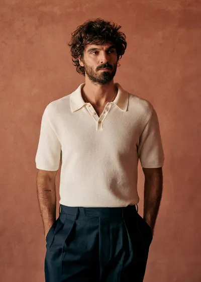 Polo Maille Simeone - Blanc