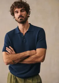 Polo Maille Simeone - Marine — view 3
