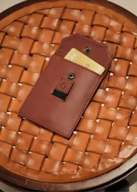 Porte-cartes Adran - Camel — view 2