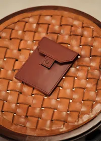 Porte-cartes Adran - Camel — view 3