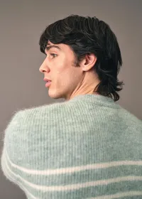 Pull Arwin - Vert d'Eau / Écru — view 2