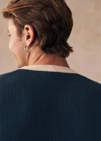 Pull Fenno - Bleu / Ecru — view 3