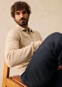Pull Moreno - Beige Mouliné — view 2