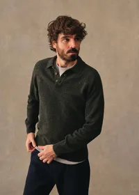 Pull Moreno - Vert Mouliné — view 2