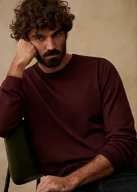 Pull Nils - Bordeaux — view 2