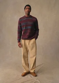 Pull Rico - Bordeaux Multico — view 2