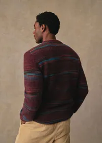 Pull Rico - Bordeaux Multico — view 3