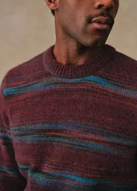 Pull Rico - Bordeaux Multico — view 4