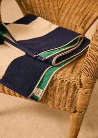 Serviette de Plage Positano - Marine / Vert — view 2