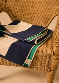 Serviette de Plage Positano - Marine / Vert — view 3