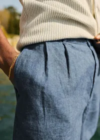 Short Jared - Bleu Chiné — view 2