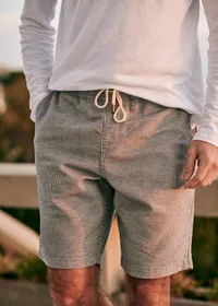 Short Olson - Marine / Ecru — view 2