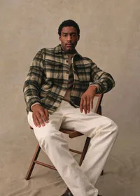 Surchemise Lellan - Tartan Vert / Beige — view 2