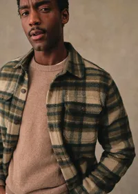 Surchemise Lellan - Tartan Vert / Beige — view 4