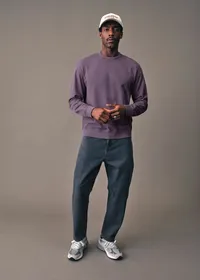 Sweatshirt Boxy - Mauve Délavé — view 2