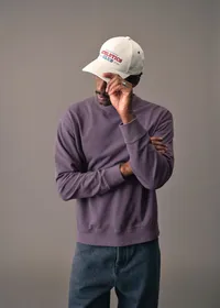 Sweatshirt Boxy - Mauve Délavé — view 3