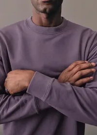 Sweatshirt Boxy - Mauve Délavé — view 4