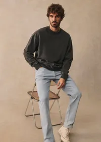 Sweatshirt Boxy - Noir Délavé — view 2