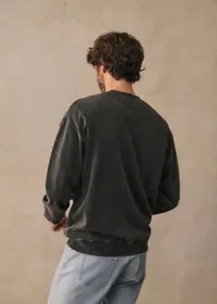 Sweatshirt Boxy - Noir Délavé — view 4