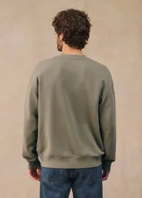 Sweatshirt Boxy - Vert Délavé — view 2