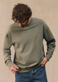 Sweatshirt Boxy - Vert Délavé — view 5