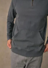 Sweatshirt Harlin - Bleu Acier Délavé — view 4
